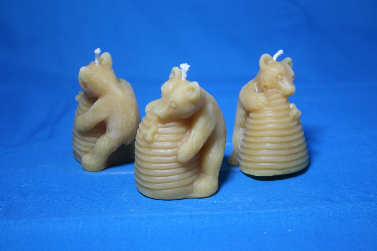 Bear & Beehive - Beeswax Candle