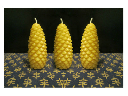 Pine Cone - Beeswax Candle