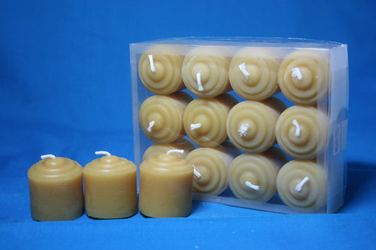 Beeswax Votive Candle 12-pack - Retail